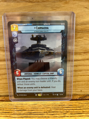 Chimaera:A Freightning Reality