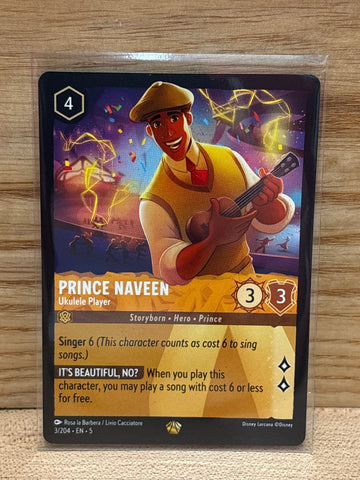 Prince Naveen: Ukelele Player