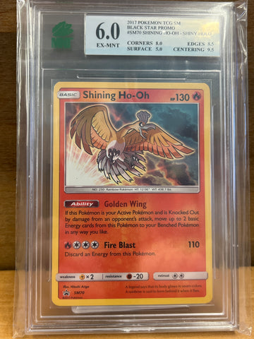 Shining Ho-oh(Holo)Graded MNT 6.0
