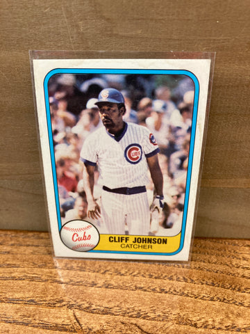 Cliff Johnson(1981) Fleer #303