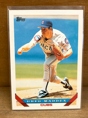 Greg Maddux(1993) Topps #183