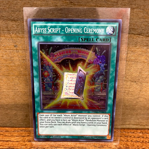 Abyss Script - Opening Ceremony(Holo) 1st Edition