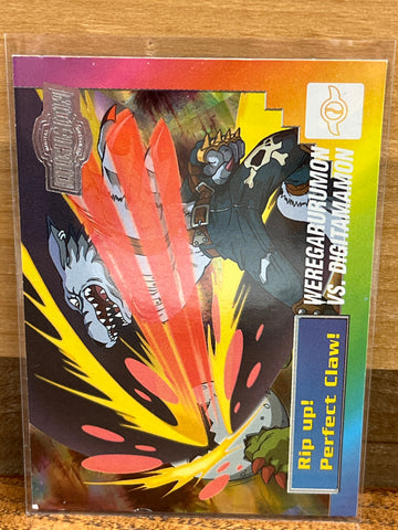 WereGarurumon vs. Digitamamon (Foil)