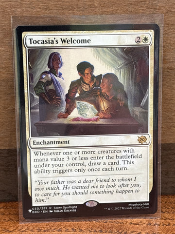 Tocasia's Welcome
