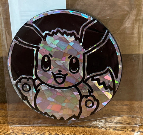 Eevee Jumbo Coin: Silver Cracked Ice