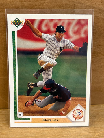 Steve Sax(1991)Upper Deck #462