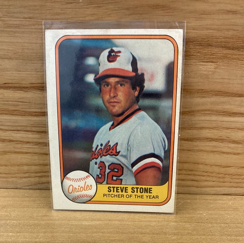 Steve Stone(1981) Fleer #170