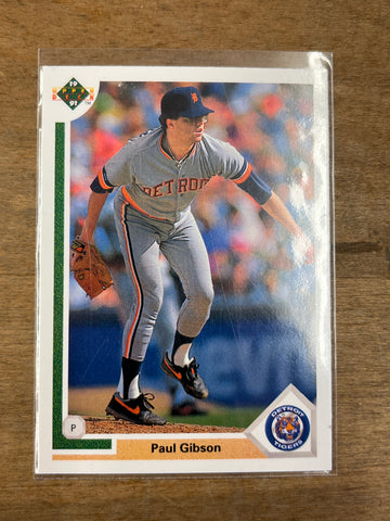 Paul Gibson(1991) Upper Deck #579