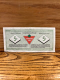 Canadian Tire Money: 5c 2009
