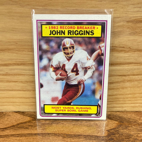 John Riggins(1983) Topps #8