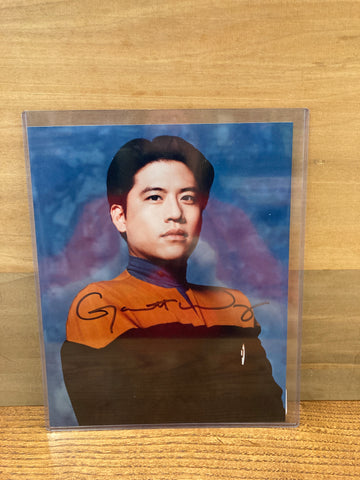 Star Trek Voyager 8x10 Signed By Garrett Wang
