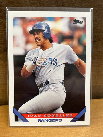 Juan Gonzalez(1992) Topps #34