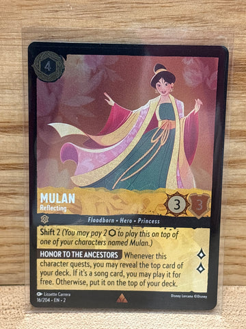 Mulan: Reflecting
