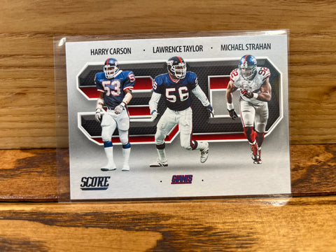 Carson, Taylor, Strahan(2021)Panini Score #3D12