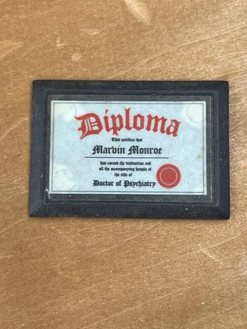 Marvin Monroe Diploma