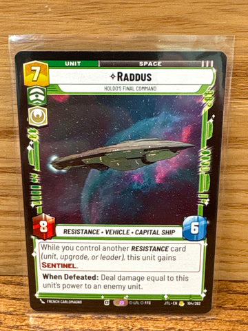 Raddus: Holdo's Final Command