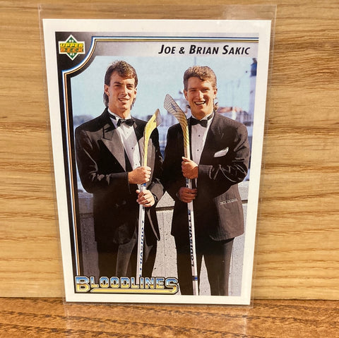 Joe & Brian Sakic(1993) UD Bloodlines #36
