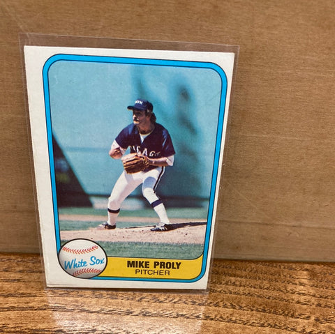 Mike Proly(1981) Fleer #358