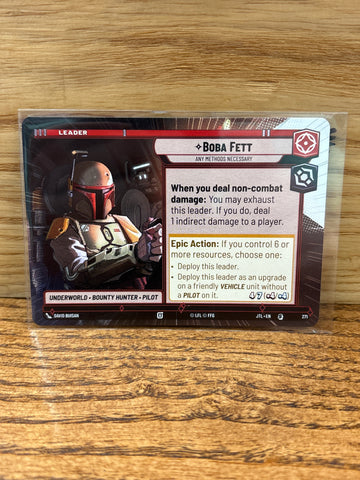 Boba Fett: Any Methods Necessary(Hyperspace)(Prerelease Promo)
