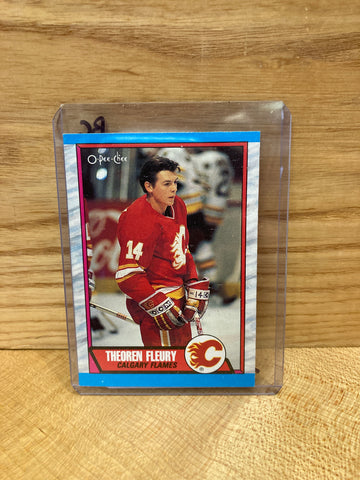 Theoren Fleury(1989) O-Pee-Chee #232