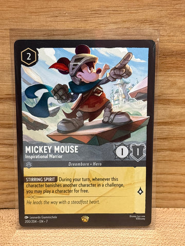 Mickey Mouse: Inspirational Warrior