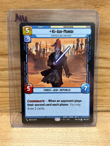 Ki Adi Mundi: Composed and Confident