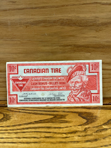 Canadian Tire Money: 10c 2003