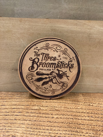Three Broomsticks Coaster