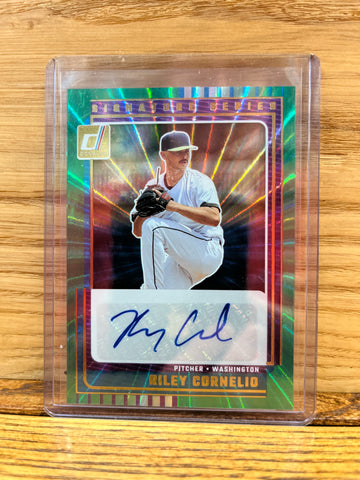 Riley Cornelio(2025)Panini Donruss #SG-RCM Green