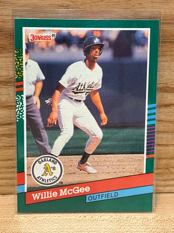 Willie McGee(1990) Donruss #666