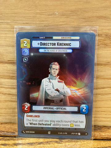 Director Krennic: On The Verge of Greatness(Foil)(WP Promo)