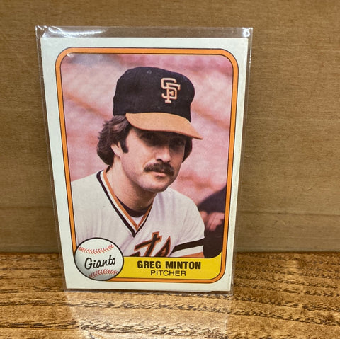 Greg Minto(1981) Fleer #449