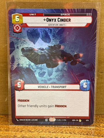 Onyx Cinder: Adventure Awaits(Hyperspace)(Foil)