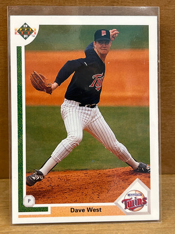 Dave West(1991)Upper Deck #377