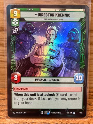 Director Krennic: I Lose Nothing But Time(Foil)