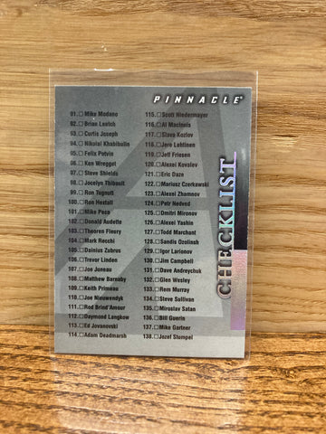 Checklist(1997-98) Base #199