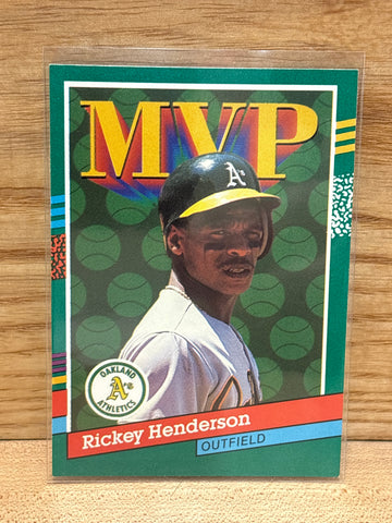 Rickey Henderson(1991) Donruss #387