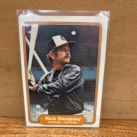 Rick Dempsey(1982) Fleer #163