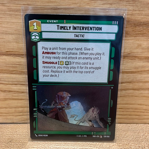 Timely Intervention(Foil)
