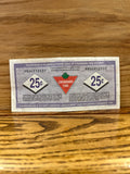 Canadian Tire Money: 25c 2004