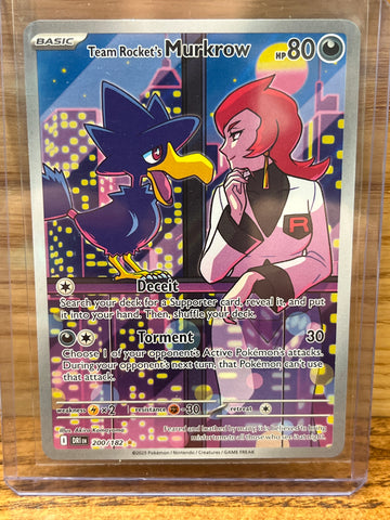 Team Rocket's Murkrow(Illustration Rare)
