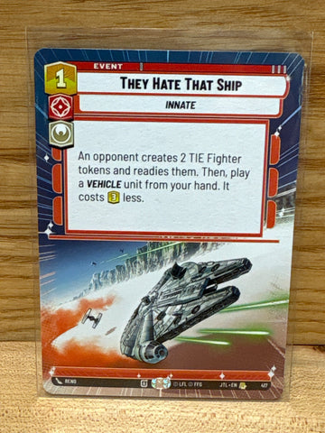 They Hate That Ship(Hyperspace)