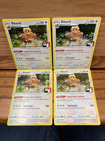 Bibarel(Holo)(Promo){Set of 4}