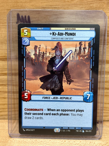 Ki Adi Mundi: Composed and Confident