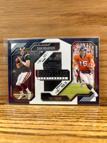 Sam Bradford/Tim Tebow(2024) Panini Contenders #25