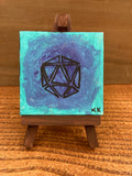 Dice Canvas & Easel