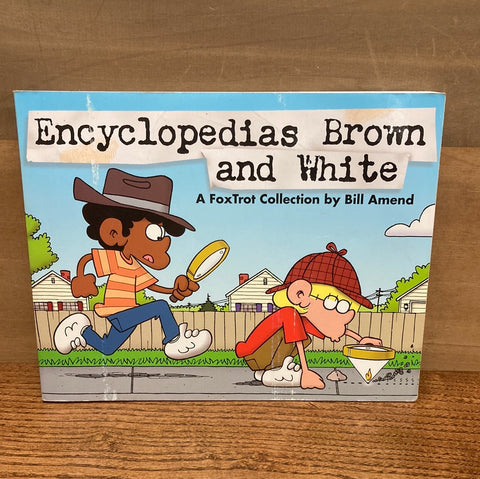 Encyclopedias Brown and White