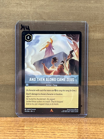 And Then Along Came Zeus