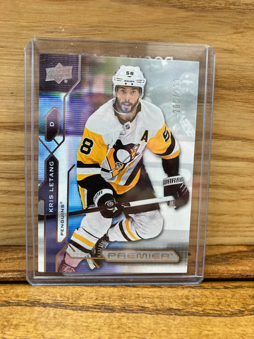 Kris Letang 205/299(2021/22)UD Premier #18