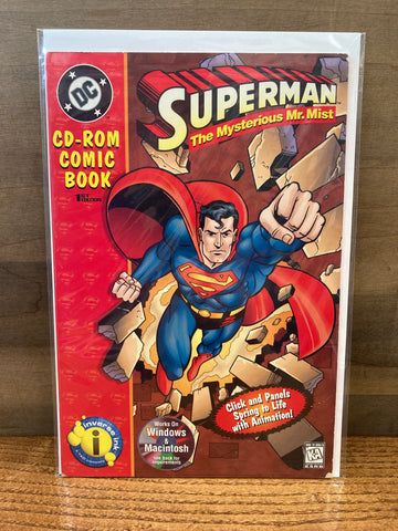 Superman: The Mysterious Mr. Mist CD Rom Comics Book 1st Edition